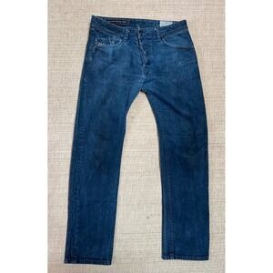 Diesel Mens Darron Button Fly Regular Slim Tapered Denim Jeans Size 30/30